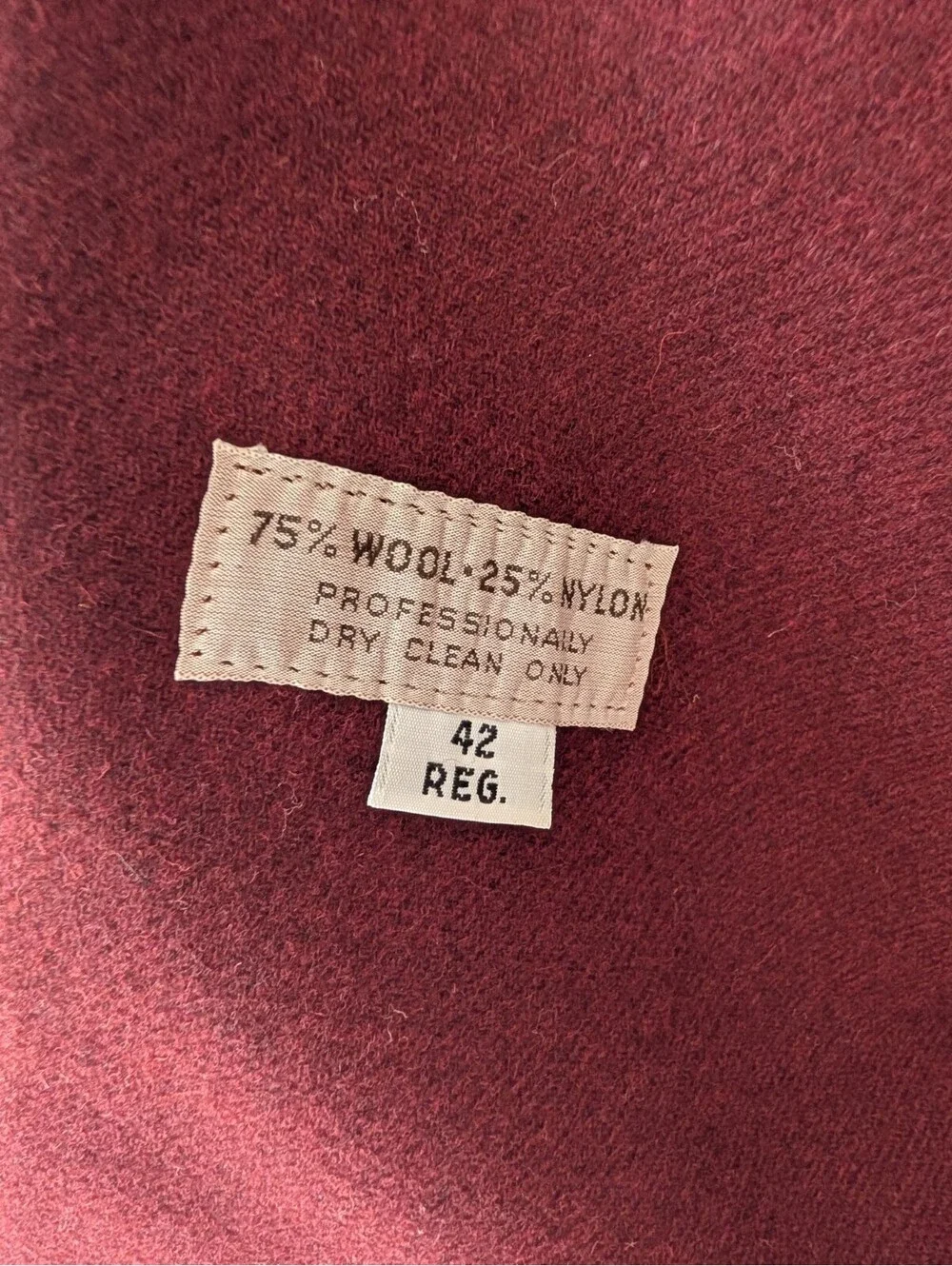 Vintage Christian Dior Monsieur Trench Coat Gray 42R Wool Liner Double Breasted